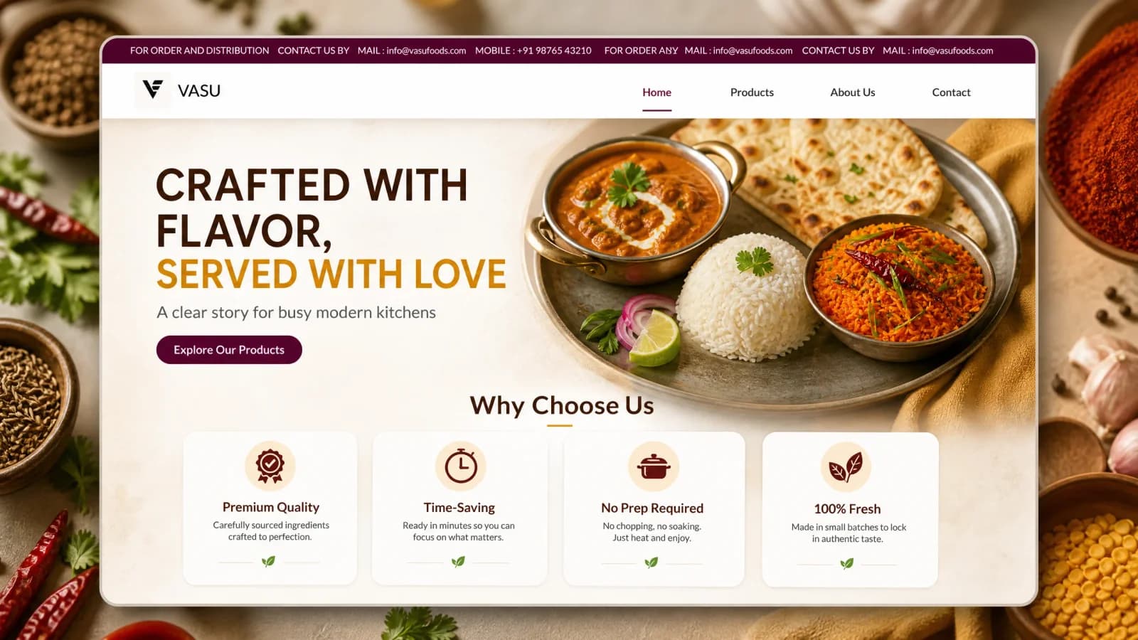 JH Boghra Foods screenshot 2