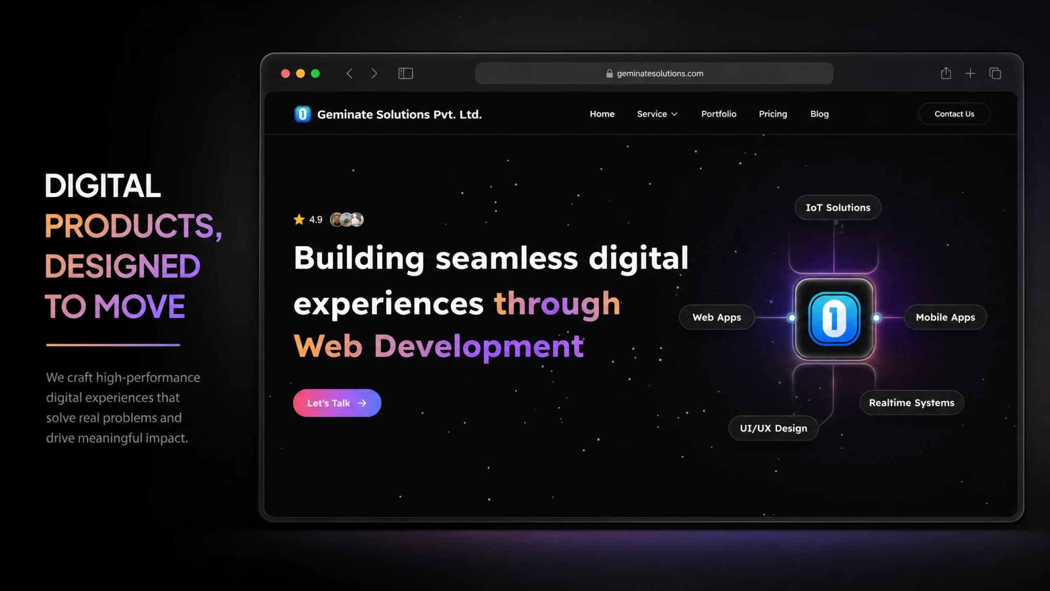 Engineering Geminate Solutions: Full-Cycle Digital Product Engineering, SaaS Platforms & Mobile Solutions Agency