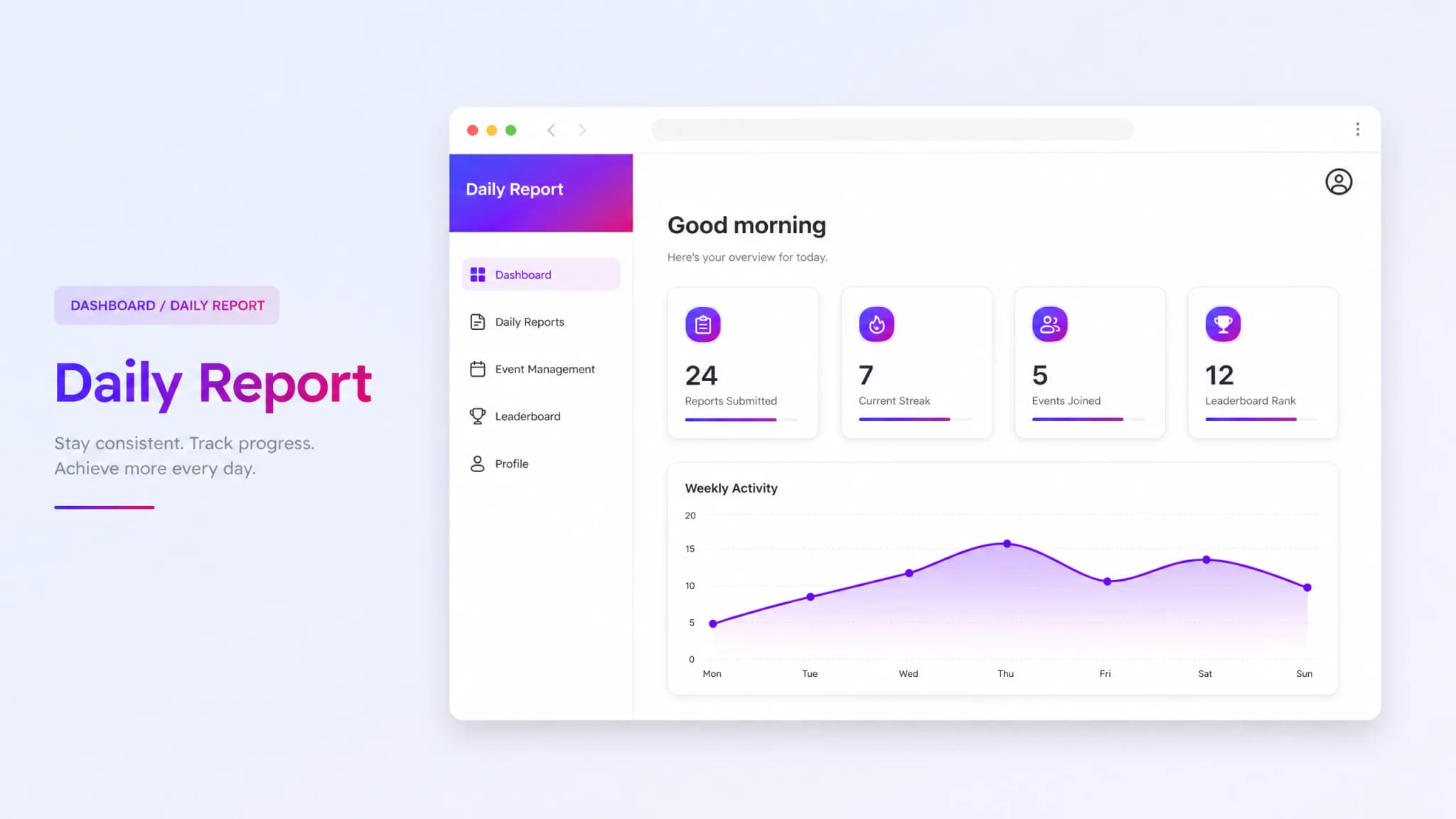 Daily Report screenshot 1